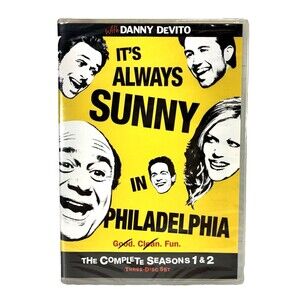 It's Always Sunny in Philadelphia The Complete Season 1&2 DVD New Factory Sealed